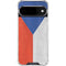 Czech Republic Flag Distressed Google Pixel 10 Clear Case